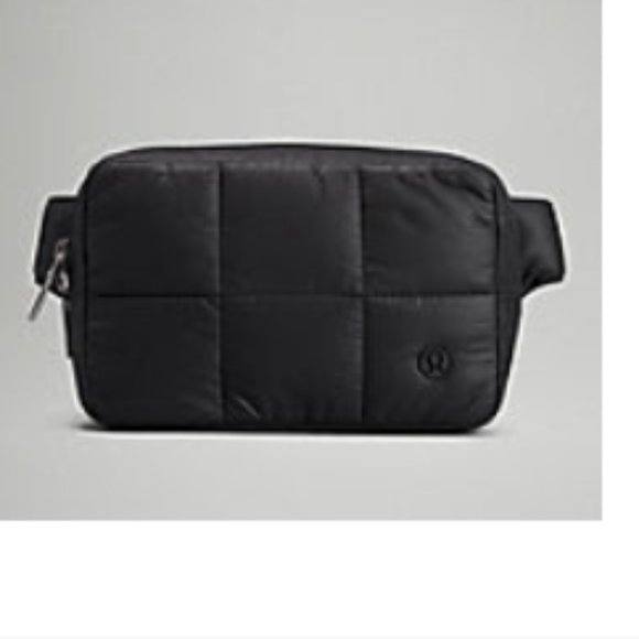 lululemon athletica Handbags - LULULEMON quilted BELT BAG 1.5L BLACK  NWT